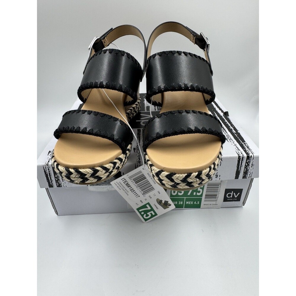 DV by Dolce Vita Women's Esmaya Wedge Sandals Size 7.5 - Picture 12 of 13